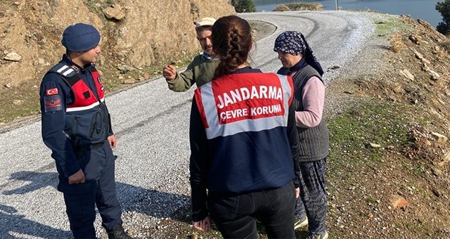 'Bafa Gölü Tabiat Parkı Jandarma ile Güvende' Çalışmaları Sürüyor