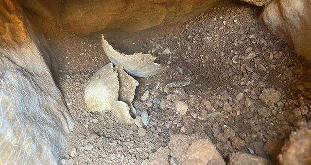 Sulama deposu inşaatından tarih fışkırdı