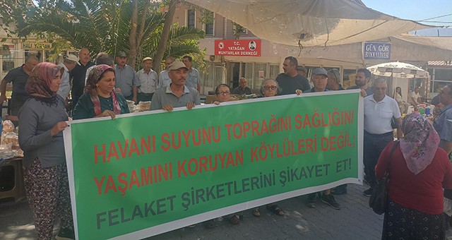 Yatağan’da Çimento Fabrikasına Karşı Protesto: “Köylünü Değil Felaket Şirketlerini Şikayet Et!”