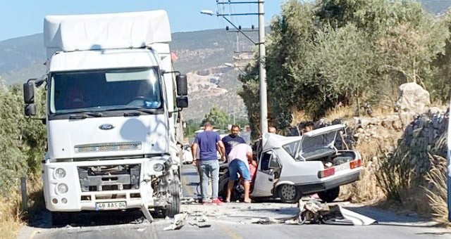 Avşar Mahallesinde trafik kazası