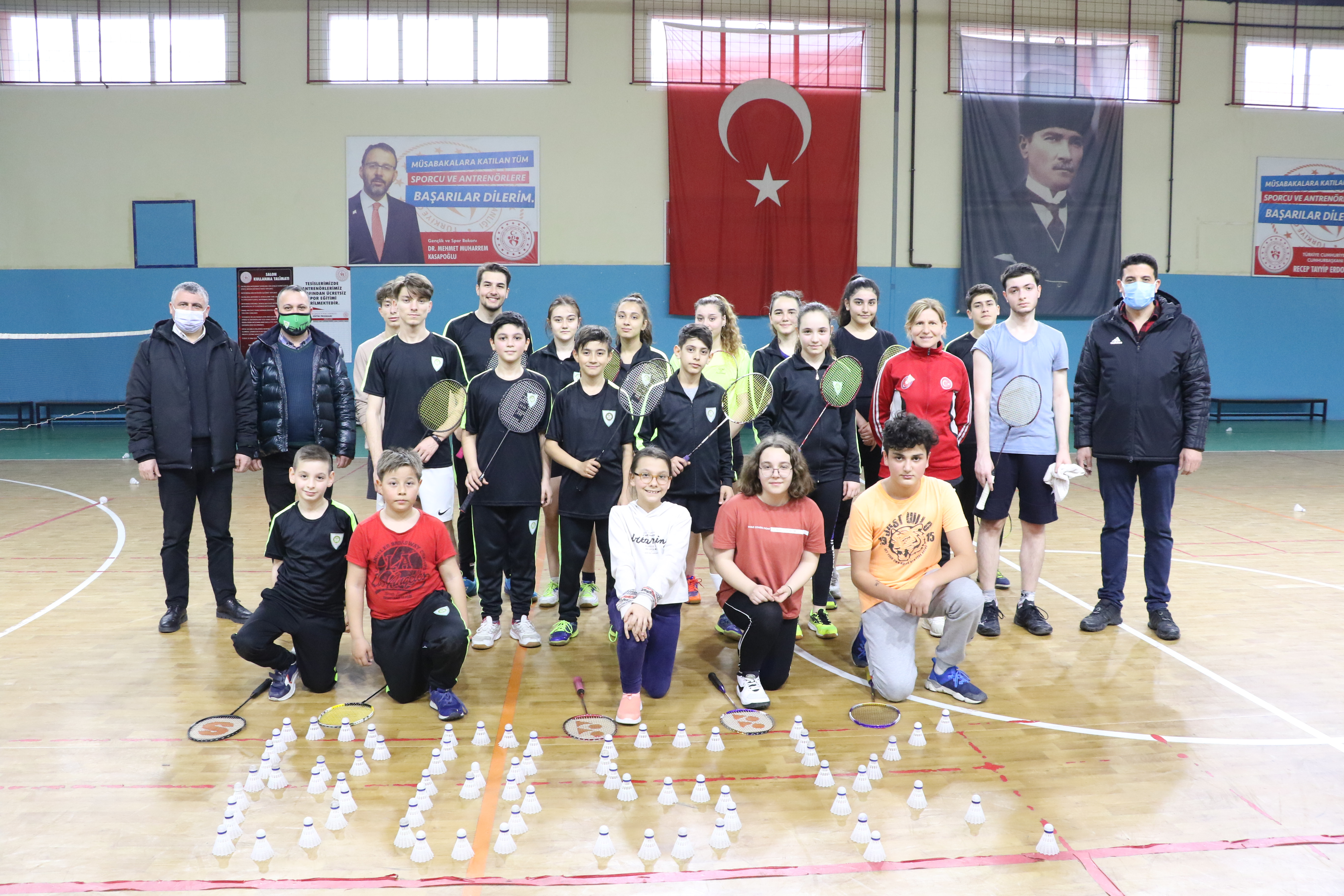 Manisada Badminton Takımına Tebrik Ziyareti