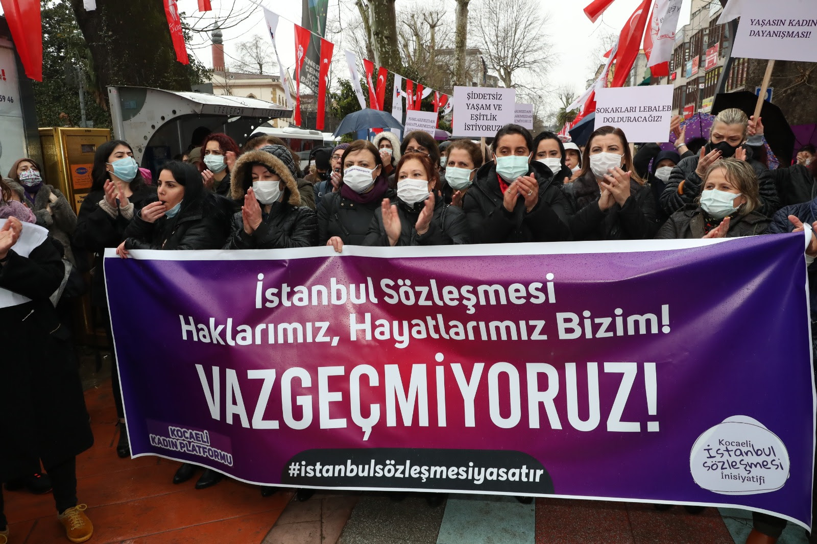 Kocaeli Kadın Platformu İstanbul İçin Toplandı