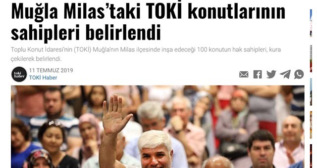 TOKİ’den Muğla’ya 2 Bin 400 Yeni Konut, 100’ü Milas’a.. Ama..