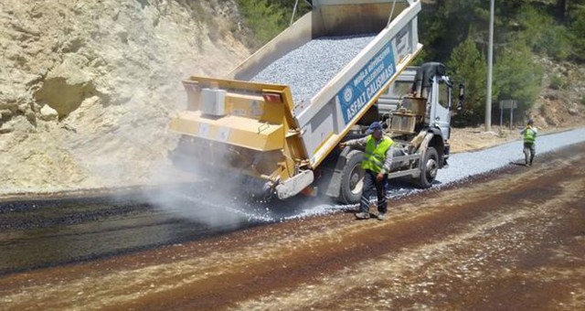 Milas Kalem Mahallesi’nde asfalt çalışmaları tamamlandı