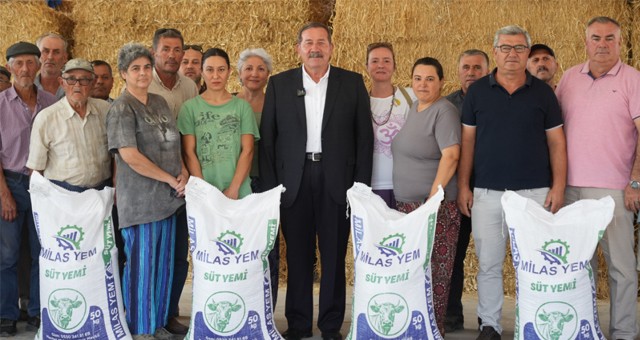 Milas Belediyesi’nden Üreticilere Yem Desteği
