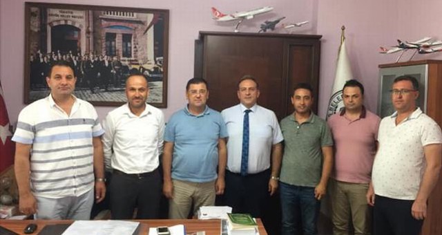 Milas Gençlikspor Yönetimi Belediye Başkanını Ziyaret Etti...