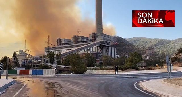 Kemerköy Termik Santral yanıyor, Ören boşaltılıyor