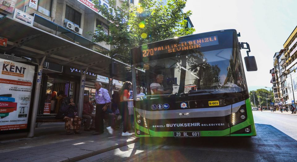 Denizli'de Hafta Sonu Otobüsler Sınava Ücretsiz Taşıyacak