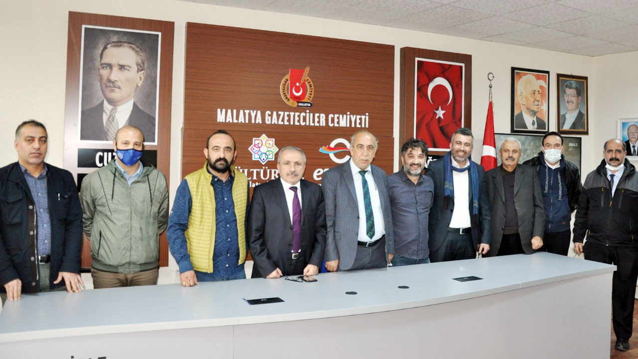 Malatya Gazeteciler Cemiyeti Yönetimi Görev Dağılımı Yaptı