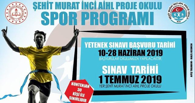 Spor Yetenek Sınavı 1 Temmuz’da