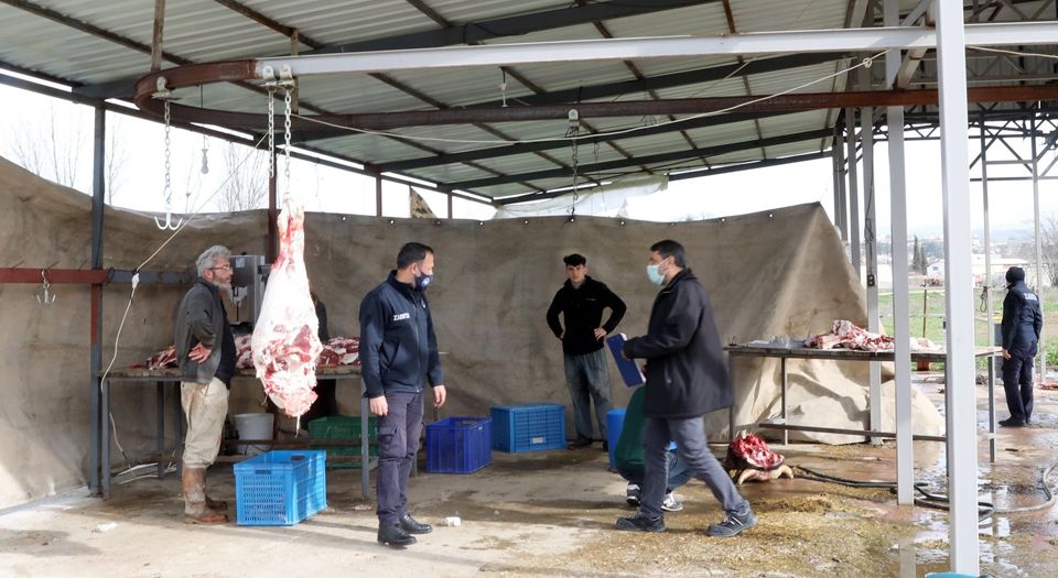 Mudanya Hasköy'de Kaçak Kesime Ceza