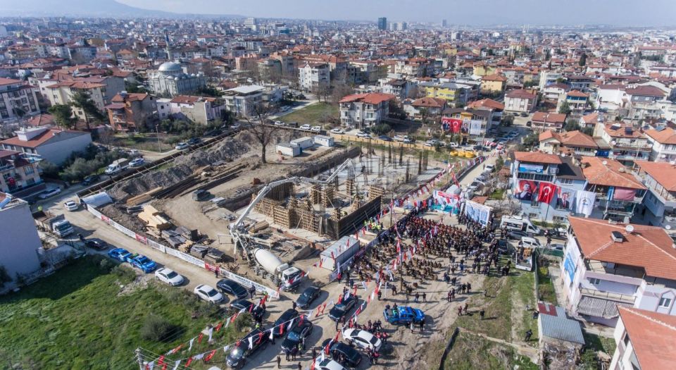 Denizli Pamukkale'de Hayali Kurulan Okulun Temeli Atıldı