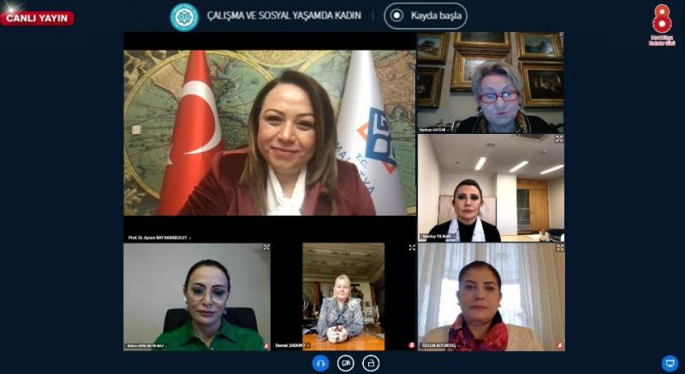 Turgut Özal Üniversitesi'nde Kadınlar Günü'ne Özel E-Konferans
