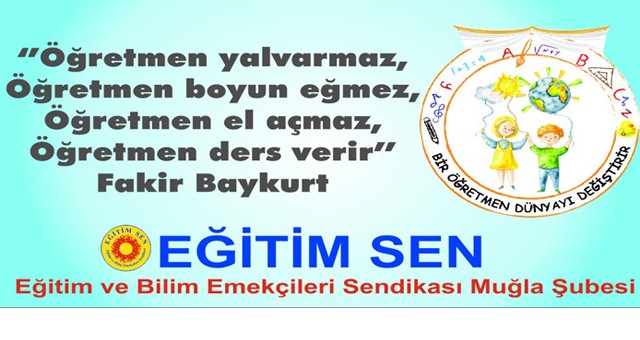 Eğitim Sen Muğla’dan, Dünya Öğretmenler Günü mesajı