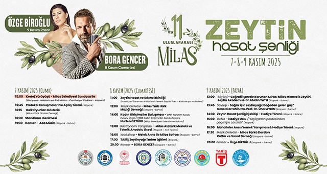 Milas’ta Zeytinin ve Emeğin Bayramı Başlıyor!