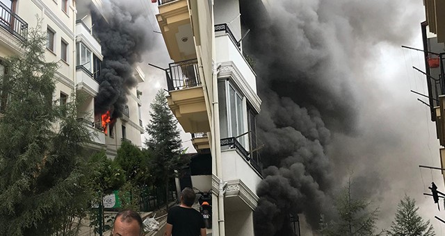 Milas’ta buzdolabından çıkan yangın korkuttu!