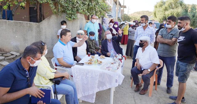 Başkan Tokat Beçin mahallesi  ve Çaltılık mevkiinde vatandaşlarla buluştu