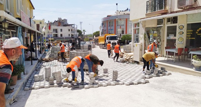 Milas Belediyesi fen işleri ekipleri aralıksız çalışıyor..
