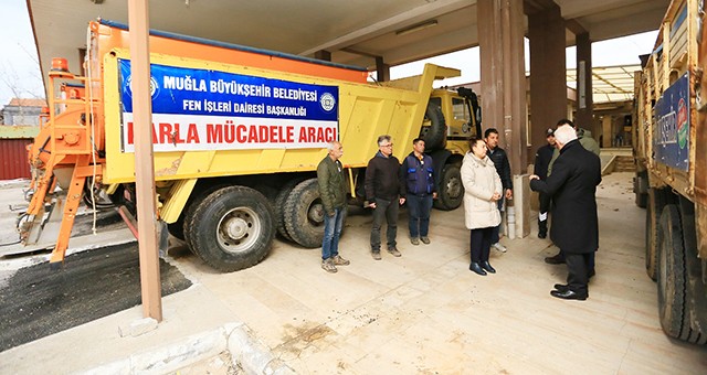 Büyükşehir karla mücadeleye hazır..