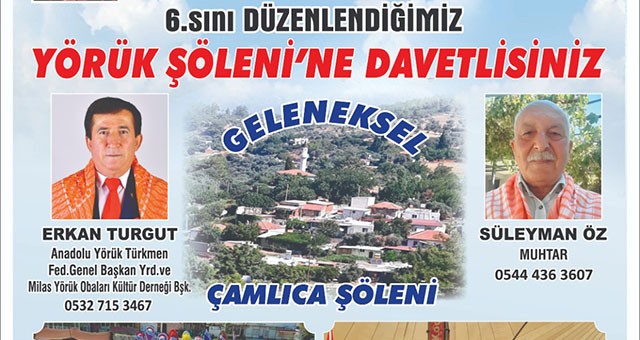 Geleneksel Yörük Şöleni Yarın Çamlıca’da