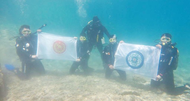 İtfaiye su altı arama kurtarma ekibi eğitimlerini tamamladı