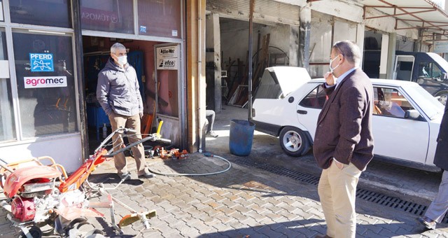 Başkan Tokat’tan sanayi esnafına ziyaret