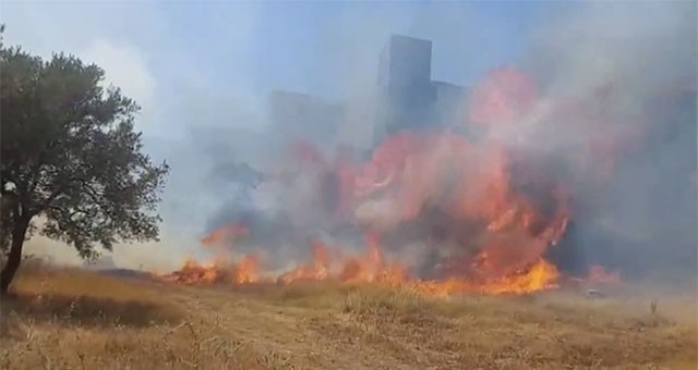 Sodra Dağı Eteklerinde Korkutan Yangın: Yerleşim Yerlerini Tehdit Etti