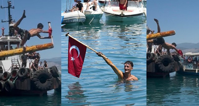 Yağlı Direk Yarışı Nefes Kesti, Su Şovları Serinletti