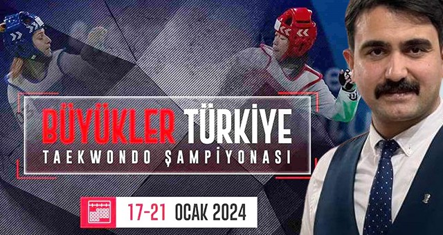 Taekwondo Büyükler Türkiye Şampiyonası Başlıyor