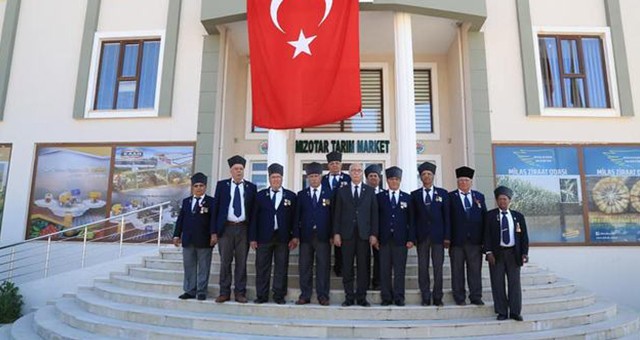 Gazilerden Başkan Atıcı’ya hayırlı olsun ziyareti