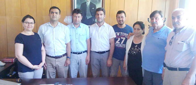 AKP Milas ilçe yöneticilerinden iki ziyaret