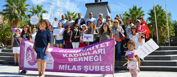 “Artık, şiddet uygulayanlar cezasını çeksin!”