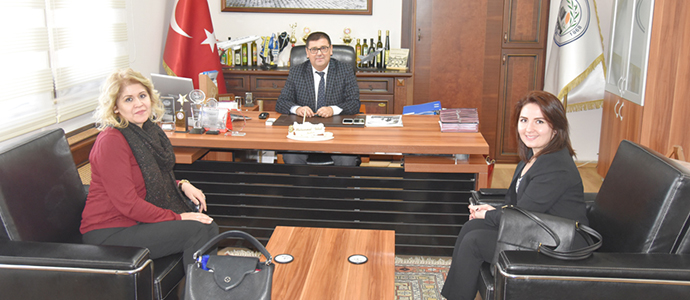 Av. Fatma Nur Selam, Başkan Tokat’ı ziyaret etti