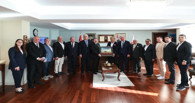 Milas Ticaret ve Sanayi Odası Heyetinden Samsun Valiliğine Ziyaret