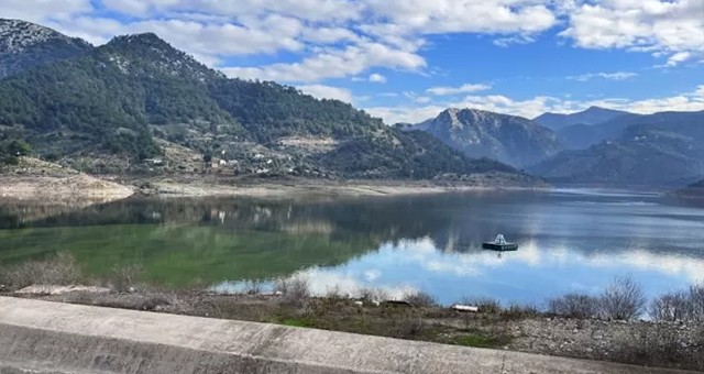 Susuz kalan Bodrum'a Akgedik Barajı'ndan su verilmeye başlandı