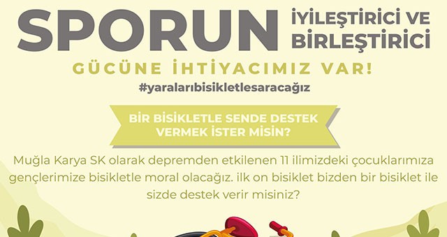 Bir bisiklet de siz verir misiniz?