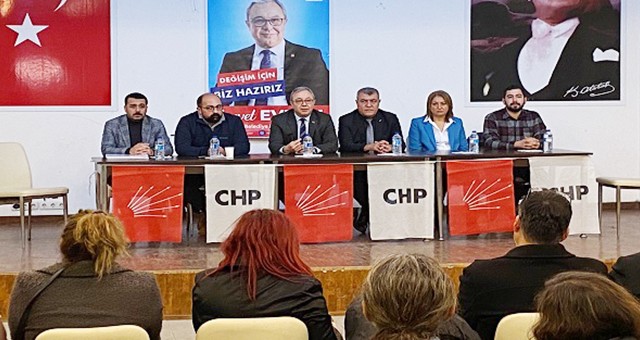 Milas Belediye Başkan Aday Adayı Evran, Güllük’te Parti Üyeleriyle Buluştu