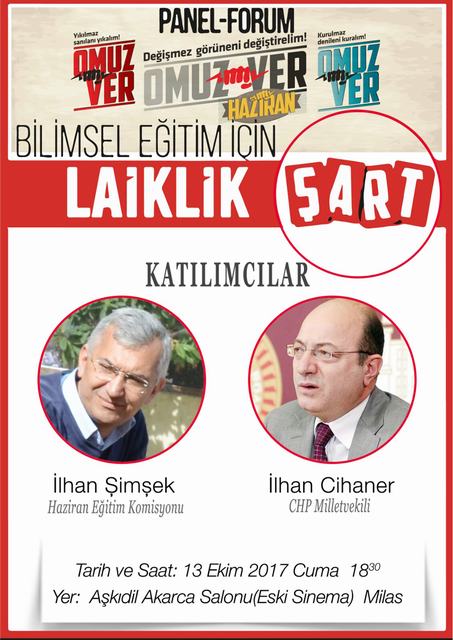 “Bilimsel Eğitim için Laiklik şart”