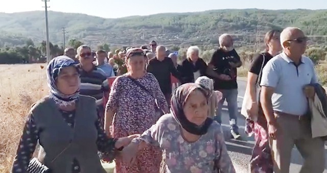 Akbelen direnişçileri yürüyüşe başladı