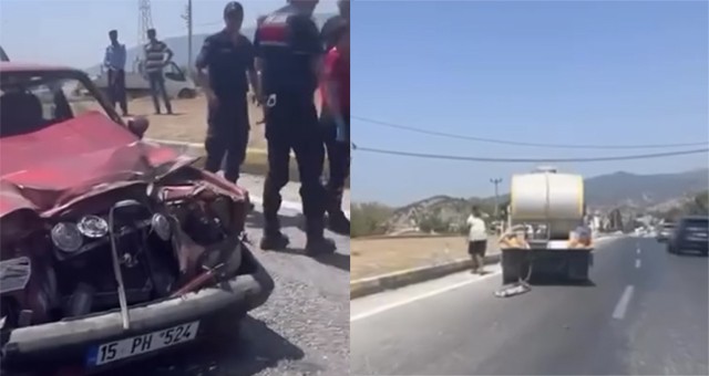 Selimiye Kavşağı’nda Kaza: Sürücü Hafif Yaralandı