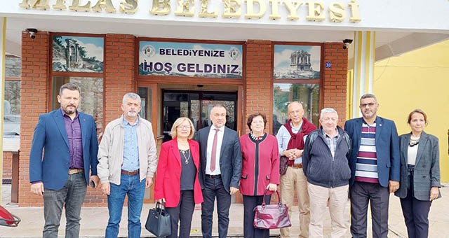 Milas Kent Konseyi’nden yeni başkan yardımcılarına ziyaret