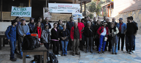 “Termik Santral değil Turistik Tesis istiyoruz!”