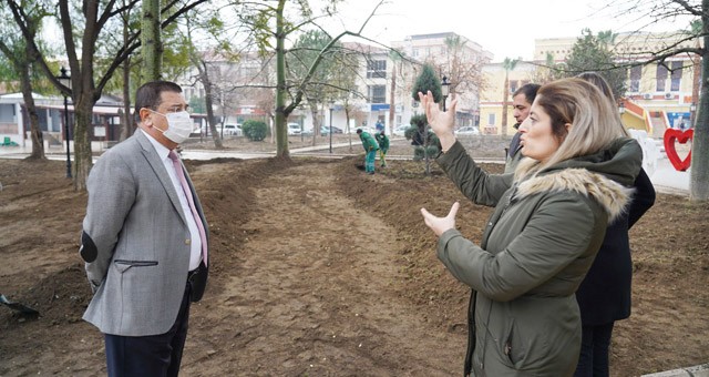 Şehir Parkı yeniden düzenleniyor..