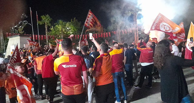 Galatasaray’ın şampiyonluğu Milas’ta da kutlandı