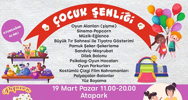 Haydi çocuklar şenliğe!