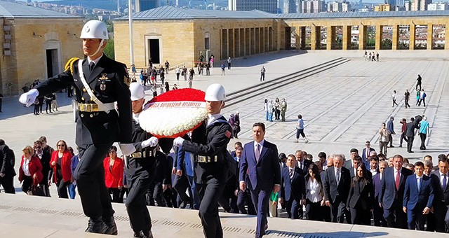 Muğla’nın CHP’li Başkanları Anıtkabir’de