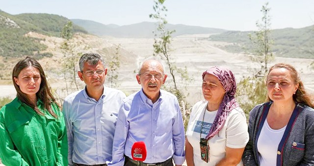 Akbelen’e gelen Kılıçdaroğlu, çevrecileri ve köylüleri dinledi
