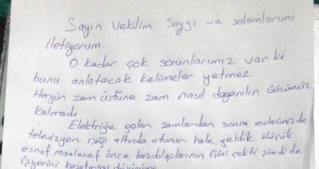 MUĞLALI KÖY BAKKALININ ELEKTRİK ZAMLARINA İSYAN MEKTUBU MECLİSE TAŞINDI