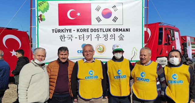 Fidanlar Türk-Kore dostluğu için dikildi