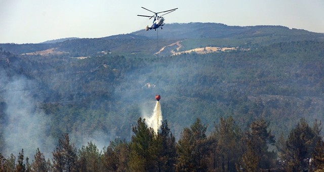 Muğla yangınlarına yönelik hava ve kara gücüne takviye